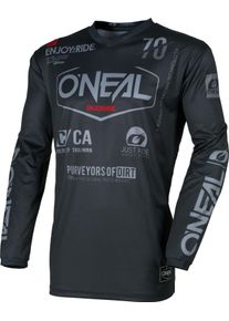 O Neal ONeal Element Brand S26, maglia , colore: Nero/Grigio , dimensione: XL