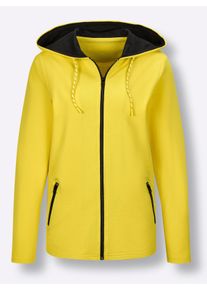 feel good Dames jack in limoen ,maat 36/38, Witt, 50% Katoen, 50% Polyester