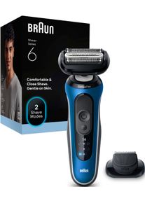 Braun Elektrorasierer »Series 6 62-B1200S«, 1 St. Aufsätze, 100% wasserdicht, Präzisionstrimmer-Aufsatz, bis zu 60 Min