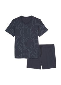 Marc O'Polo Marc O'Polo Pyjama ' Mix & Match Cotton ' Herren blau Größe L Logoprint
