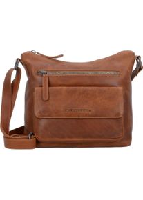 The Chesterfield Brand, Handtasche, Wax Pull Up Umhängetasche Leder 25 cm, Braun