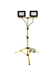 Luxula, Arbeitsleuchte, LED Baustrahler mit Stativ (10000 lm)