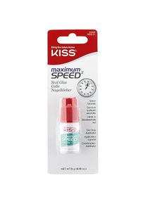 KISS, Nagelstyling + Kunstnägel, Maximum Speed (Nagelkleber, Transparent)
