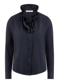 Peter Hahn - Jersey-Bluse, blau, Gr. 42, Baumwolle