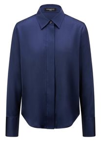 Fadenmeister Berlin - Bluse, blau, Gr. 46, Seide