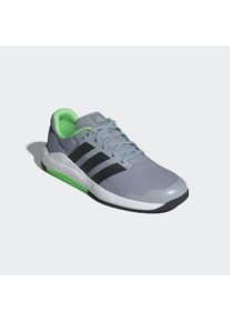 adidas Performance, Damen, Trainingsschuh &raquo;DROPSET BASE&laquo;, Halo Silver / Lime Burst / Core Black, 44,5, Halo Silver / Lime Burst / Core Black, Ein 