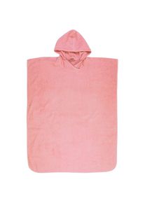 Wörner Wörner , Badeponcho »Badeponcho Uni«, (1 St.), Poncho, Baden, Kapuze, maschinenwaschbar , erika , L Länge: 100 cm