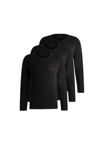 HUGO Underwear , Langarmshirt »LS-SHIRT RN TRIPLET«, (Set, 3er Pack) , Black , S (48) , S (48) , Set aus drei Langarmshirts von HUGO Menswear