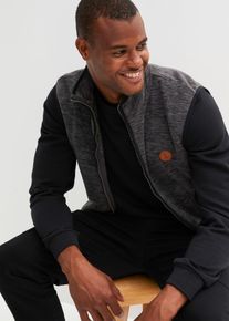 Fleecevest, grå, størrelse 68/70 (4XL), bonprix