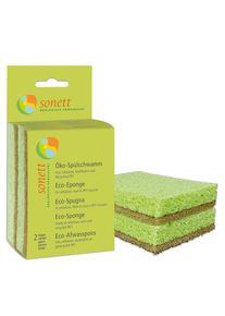 Sonett Dish Sponge, Kitchen Sponge, Cleaning Sponge, Eco Friendly Sponge, 12 x 2er Pack