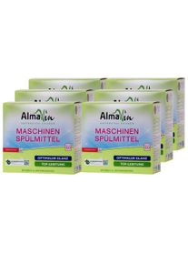 AlmaWin Dishwasher Rinse Aid, 6 x 1.25 kg, Rinse Aid, Dish Rinse Aid