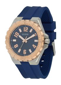 Guess Uhr 'CAMPUS' Herren blau, gold Größe One Size
