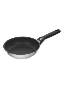 Ballarini Pesaro Poêle 20 cm, Inox 18/10, Noir argenté