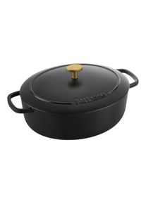Ballarini Bellamonte Cocotte 23 cm, Ovale, Noir mat, Fonte