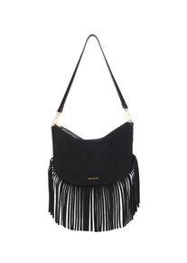 Nat&Nin Umhängetasche ' LUNE FRANGE ' Damen schwarz Größe One Size Unifarben