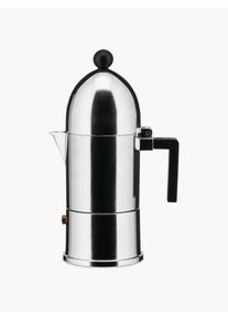 Alessi Cafetera espresso La cupola, tamaños diferentes Plateado Metal Ø 9 x H 22 cm, para tres tazas