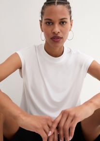 bonprix T-shirt z miękkiej wiskozy, biały, 48/50