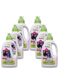 AlmaWin Sport mosószer, outdoor mosószer, folyékony mosószer, 6 x 750 ml