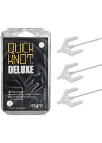 HES-TEC Quick Knot Deluxe Einflechthilfe, 35 Stück, standard, weiß