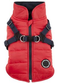 Puppia Mountaineer II Hundemantel, rot, L