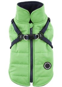 Puppia Mountaineer II Hundemantel, grün, S