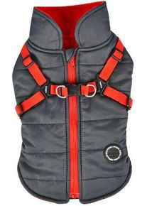 Puppia Mountaineer II Hundemantel, grau, L