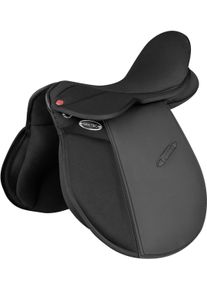 Star Vielseitigkeitssattel, schwarz, 42cm