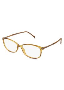 Fielmann COMFORT 126 FLEX CL Brille Damen | Fassung: Vollrand, Oval, Gelb Transparent