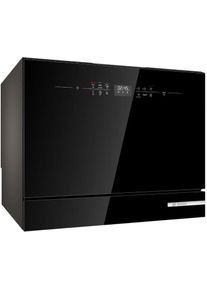 Bosch SKS6ITB00E Serie 6 Tisch-Geschirrspüler 55cm breit Aqua Stop AquaSensor 6 Maßgedecke schwarz