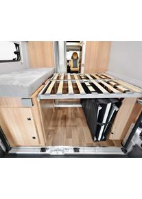 destec Zoombox Aufbewahrung Organizer Montage unter dem Heckbett 110x25x68cm Camping Wohnwagen Wohnmobil