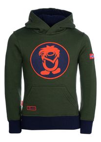 Trollkids Hoodie "Troll" kaki - 52% | Maat: 98 |