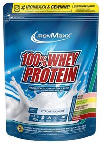 IronMaxx 100 % Whey Protein, 500 g Beutel, Zitrone-Joghurt