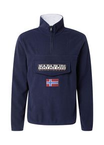 Napapijri Sportpullover 'BURGEE' Herren blau Größe S Logoprint