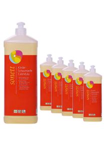 Sonett Kinder Schaumseife Calendula 6 x 1 Liter