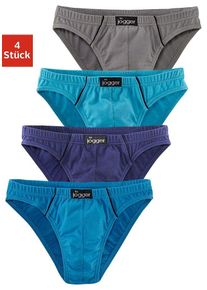 Le Jogger® Slip »Minislip«, (Packung, 4 St.), knappe Form, schöne Farben mit kontrastfarbenen Pipings