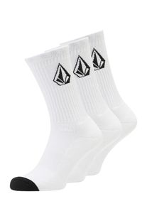 Volcom Socken Herren weiß Größe 41/46 Logoprint