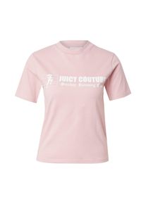 Juicy Couture, Damer, Shirts 'THE RUNNER', Lilla / Hvid, Størrelse M