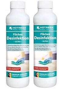 HOTREGA Desinfectiemiddel oppervlakken, oppervlakte desinfectie, 2 x 500 ml met spuitinzet