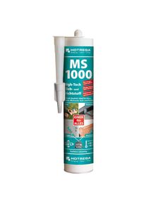 HOTREGA Lijmkit wit, lijm en afdichtingskit, MS 1000 High Tech, 5 x 290 ml, afdichtmiddel wit