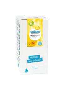 Sodasan Afwasmiddel citroen limoen, 5 liter, Afwasmiddel navulling, Natuurlijk, Ecologisch, Grootverpakking, Bag in Box