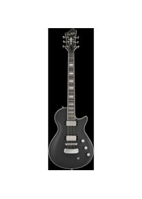 Hagstrom E-Gitarre, Ultra Max, Black Satin (E-Gitarre, Ahorn, Mahagoni), Gitarre, Schwarz