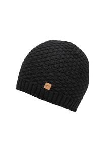 Chillouts , Beanie »Kasimir Hat«, Mit Rippenbündchen, One Size , black