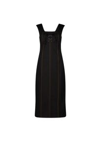 Zero , Maxikleid »Maxikleid mit Schnürung« , Black Beauty , 40 , 40 , Passform: Figurbetont