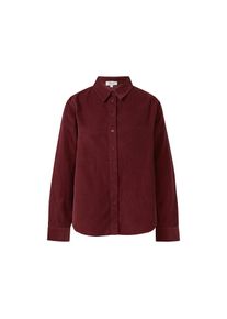 s.Oliver , Hemdbluse, aus Feincord, Relaxed Fit , DARK RED , 38 , 38 , Bluse von s.Oliver Red Label