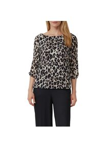s.Oliver BLACK LABEL , Klassische Bluse, mit All-Over Print , BLACK LEO , 36 , 36 , Bluse von s.Oliver BLACK LABEL