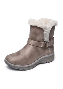 Skechers , Winterstiefel »EASY GOING-DREAMERS MOVE«, Schlupfstiefel, Snowboots, Winterschuh mit Slip-Ins Schafteinstieg , taupe-braun , 35 , 35 ,...