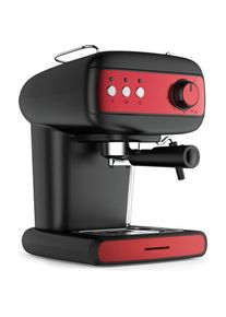Heinner HEM-1100BKRD, Siebträgermaschine, Rot, Schwarz