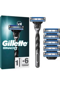 Gillette, Rasierklingen, Mach3 Systemklingen 6er + Handstück