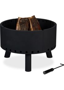 Relaxdays, Feuerschale, Feuerschale (58.50 cm)