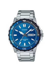 Casio, Armbanduhr, Collection - MTD-125D-2A1, Silber, (Analoguhr, 47 mm)